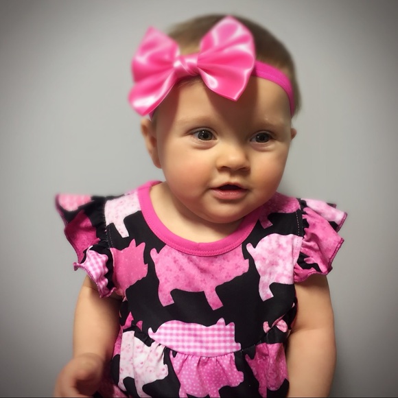 🐖LAST ONE 🐖 Pink Piggy Baby/Toddler Dress - Picture 6 of 6